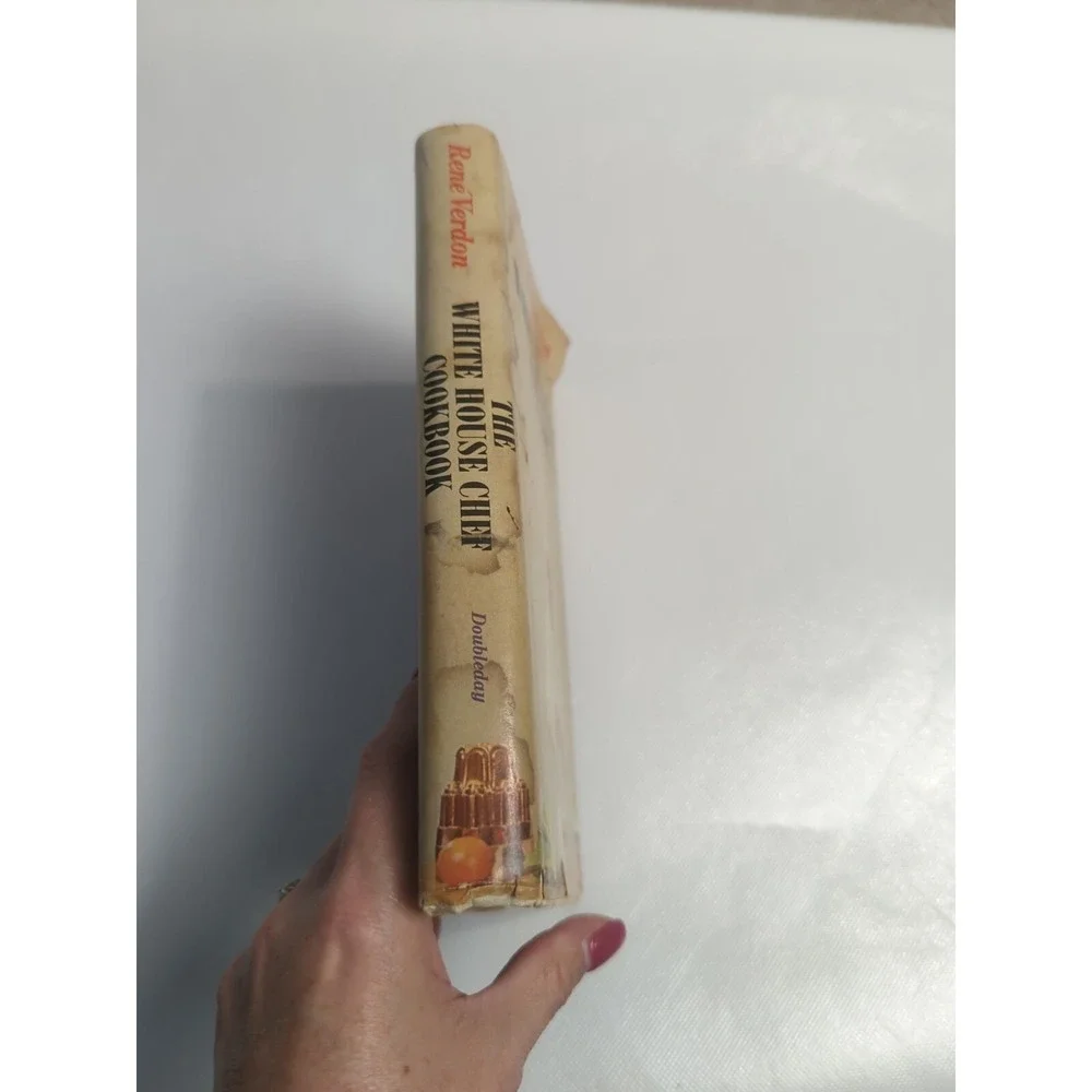 The White House Chef Cookbook by Rene Verdon 1967 During Kennedy‎ Years